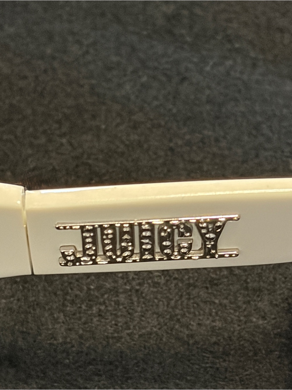 Vintage Y2K Juicy Couture "Lady Luck" Sunglasses in White (Made in Italy) - Picture 5 of 12